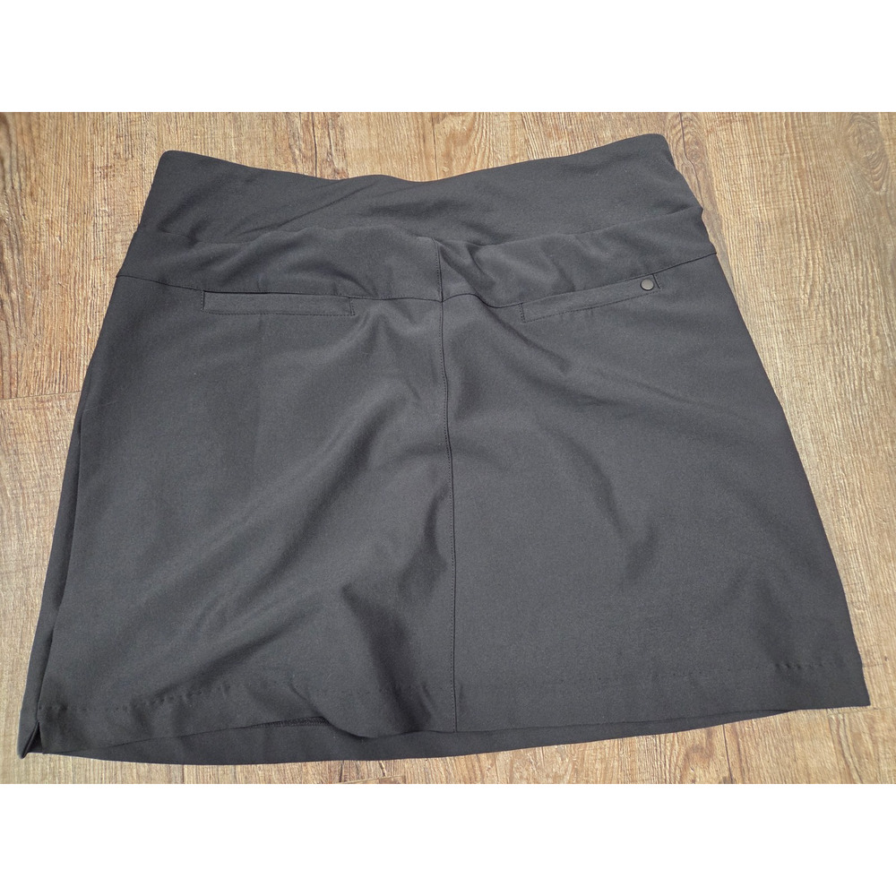 TAIL Women's Golf Wear Solid Black Active Skort Skirt Size 12 Large - Picture 5 of 5
